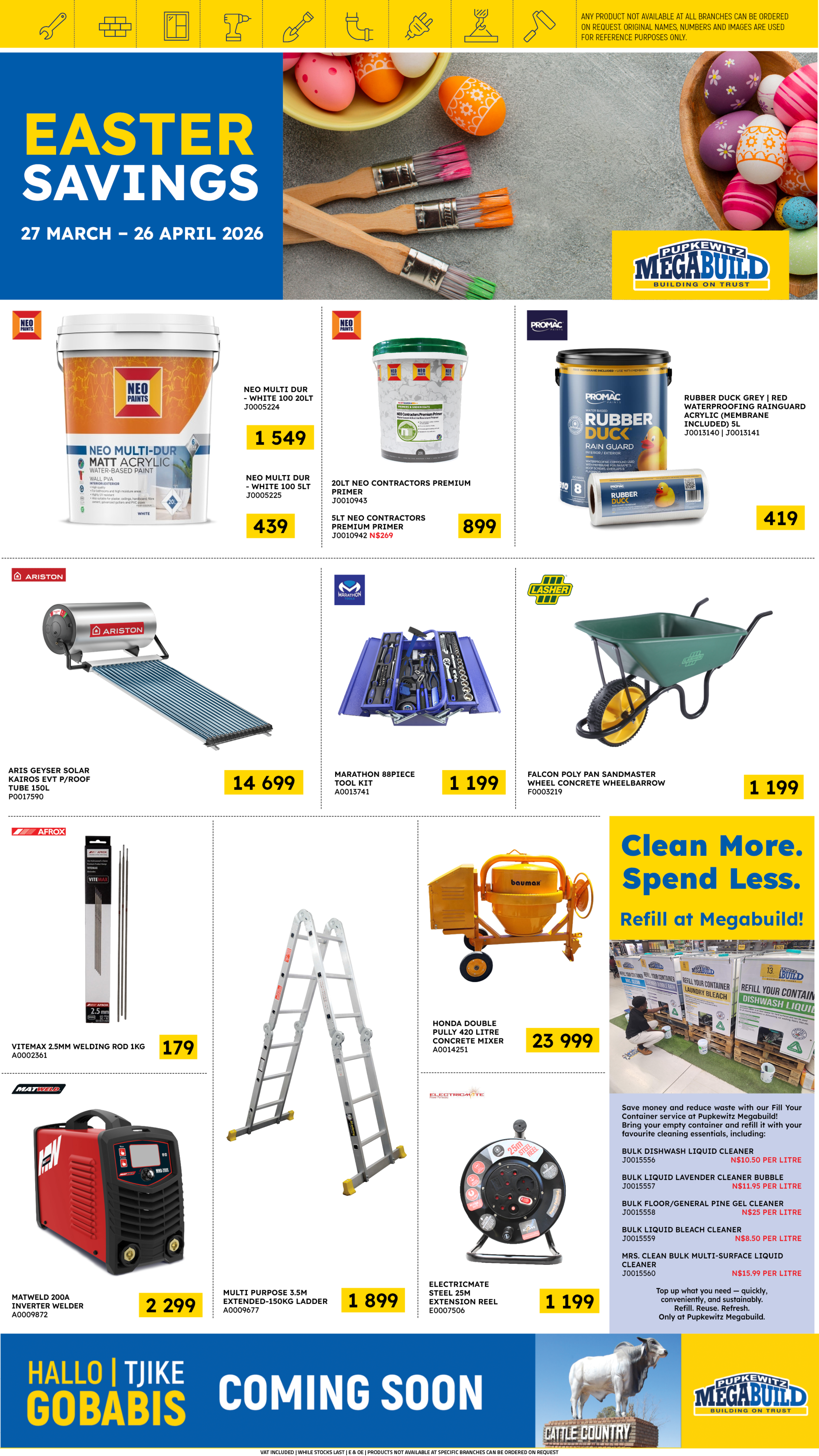 Easter Savings — page 1